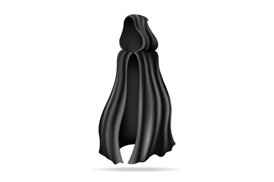 Black cloak robe