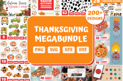 Thanksgiving SVG Megabundle