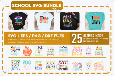 School Svg Bundle Vol 1