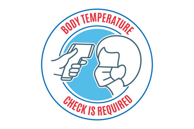 People body temperature control icon