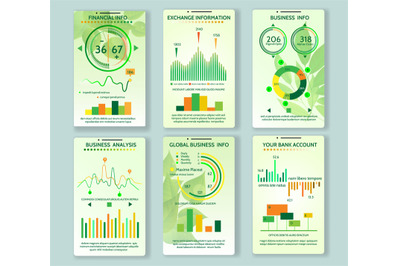 Ecology app mobile dashboard