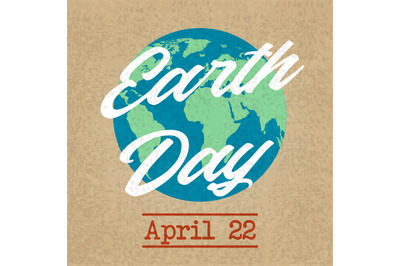 Earth planet day friendly background