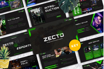 Zecto - Esports Game Keynote Template