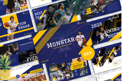 Monstar - Basketball Sport Keynote Templates