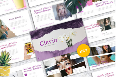 Clevio - Personal Portfolio Keynote Templates