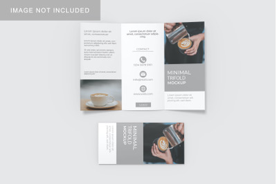 Minimal Trifold Mockup V2