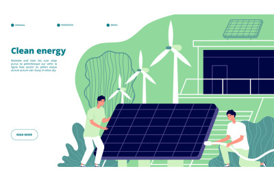 Renewable power energy. Smart grid, renewable storage. Future solar el