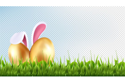 Easter background. Spring illustration&2C; season decoration. Realistic i