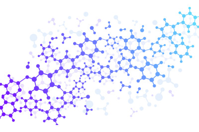 Molecular background. Hexagon chemical structures&2C; medical design. Web