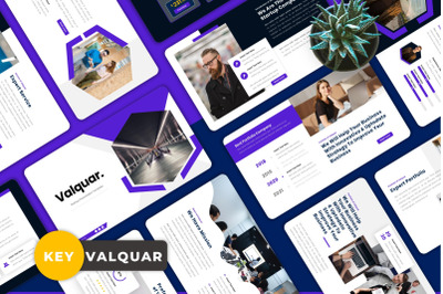 Valquar - Startup Keynote Templates
