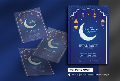 Iftar Party Ramadan 2021 Flyer Template