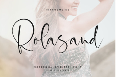 Rolasand Modern Handwritten Font