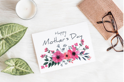 Printable Mother&#039;s Day Card, Mother&#039;s Day Greeting Card, Card 5x7