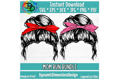 Mom Bun, PNG, Messy Hair, Cricut, Cricut svg, Silhouette svg, Leopard