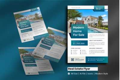 Real Estate Flyer Brochure Template