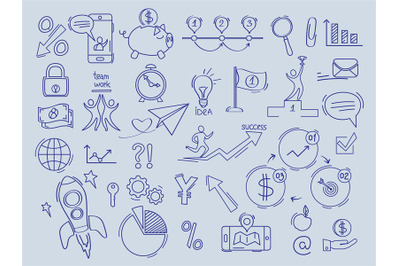 Business icon. Investment finance money in bank symbols of comerce off