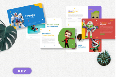 Toyups - Kids Toy Keynote Templates