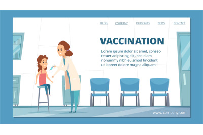 Vaccination banner. Kids vaccination&2C; immunization vector concept. Car