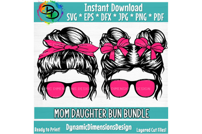 Momlife Png Svg, Messy Bun Hair svg png, Layered Mom Skull Svg Png, Mo