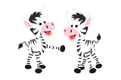 cute zebra animal cartoon