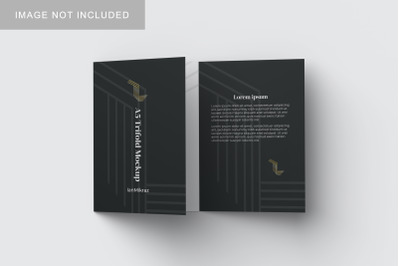 A5 Trifold Mockup V3