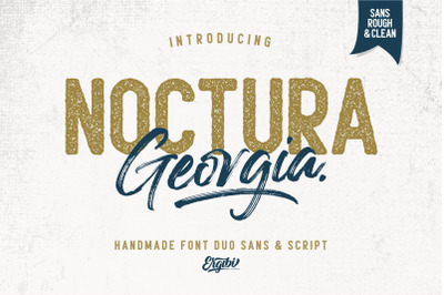 Noctura Georgia - Font Duo