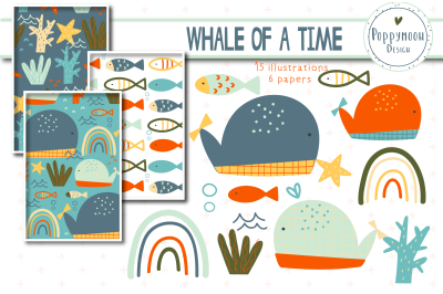 Whale of a time set