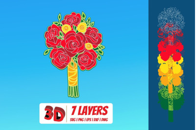 3D Bouquet 3 SVG