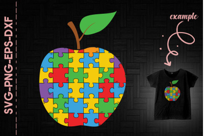 Autism Apple Puzzle