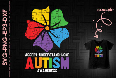 Accept Understand Love Autism Awareness