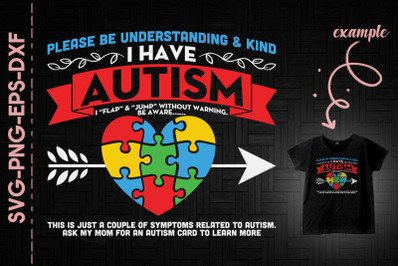 Please Be Understanding And Kind Autism