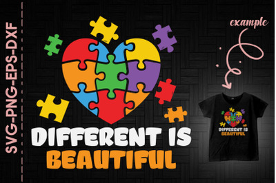 Different Is Beautiful Autism Awareness