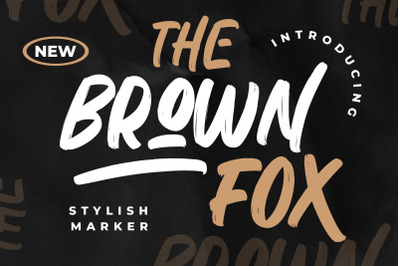 The Brown Fox Stylish Marker