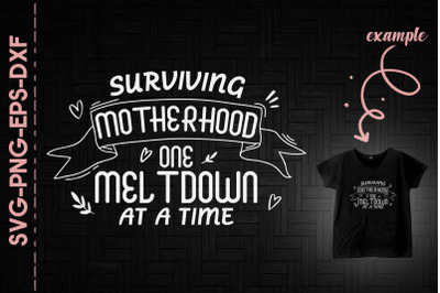 Surviving Motherhood One Meltdown A Time