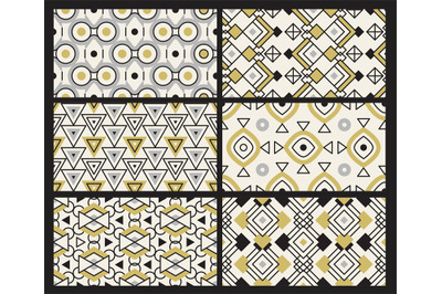 Geometrical pattern. Contemporary textures fabric ornament triangles s