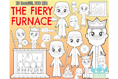 The Fiery Furnace Digital Stamps - Lime and Kiwi Designs