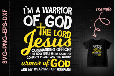 I&amp;&23;039;m A Warrior Of God The Lord Jesus