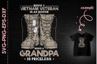 Grandpa Priceless Vietnam Veteran Honor