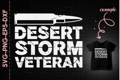 Desert Storm Veteran US Army Veteran