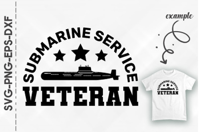 Submarine Service Veteran US Army