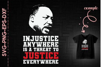 Injustice Anywhere Is Threat To Justice