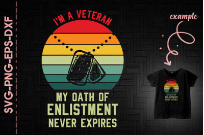 I&#039;m a Veteran My Oath Never Expires