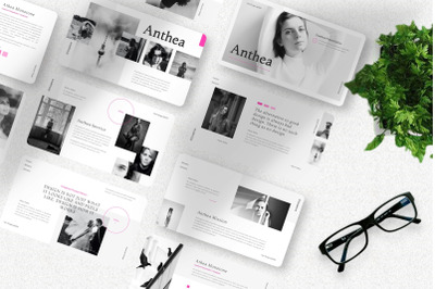 Anthea  - Influencer Keynote Template