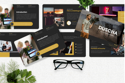 Duscha - Movie Studio Keynote Template