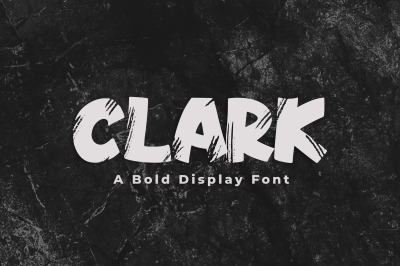 Clark - A Bold Display Font