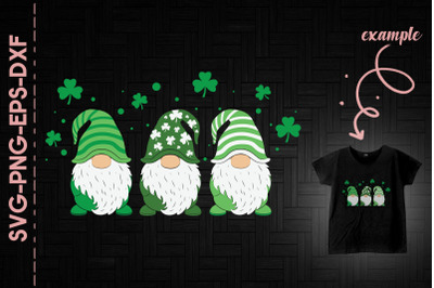 St. Patrick&amp;&23;039;s Day Gnomes Green Shamrock