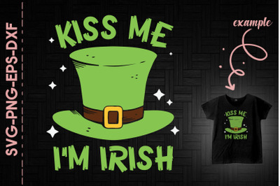 Kiss Me I&#039;m Irish Green Hat Patrick