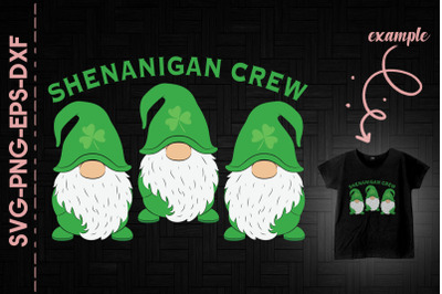 Shenanigan Crew St. Patrick&amp;&23;039;s Day Gnome