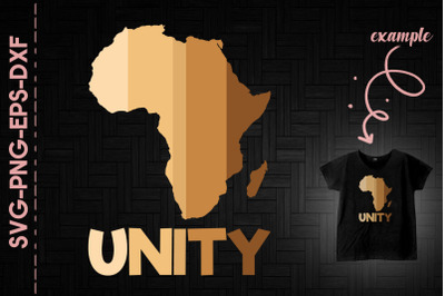 Unity Africa Melanin Black Lives Matter