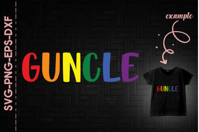 Guncle LGBT Support Love Gay Uncle Pride